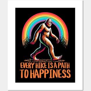 Every Hike Is A Path To Happiness Posters and Art